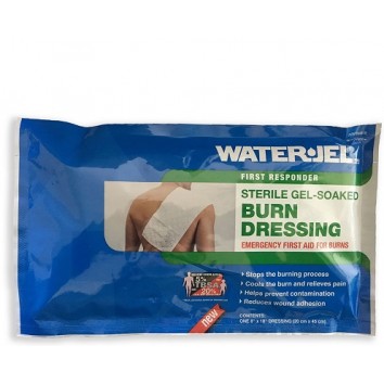 WATER GEL BURN DRESSING 8" X 18" ( 20CM X 45CM ) USA
